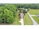 Aerial view showcasing the home's extensive lot and landscaping at 3998 Holly Springs Dr # 20, Newton, NC 28658