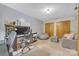 This office has two desks, comfortable seating, and closet storage at 3998 Holly Springs Dr # 20, Newton, NC 28658