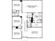 Upper floor plan featuring bedrooms, bathrooms, and a flexible living area at 423 Balboa St, Matthews, NC 28104