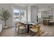Dining area next to a modern kitchen with access to the backyard at 4419 Splash Trl # 158, Sherrills Ford, NC 28673