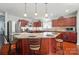 Stylish kitchen with granite counters, stainless appliances, and a central island at 512 Nanny Point Dr, Monroe, NC 28110