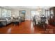 Spacious living room and dining room with wood floors and natural light at 512 Nanny Point Dr, Monroe, NC 28110