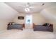 Bonus room with two twin beds and a ceiling fan with overhead lighting at 5258 E Bandys Cross Rd, Catawba, NC 28609