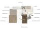 Selection of flooring, backsplash, counter, and faucet samples for a home remodel at 5508 Swaling St, Charlotte, NC 28217