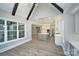 Bright open-concept living area flows seamlessly into a spacious kitchen with a large island at 7215 Alexander Rd # 4, Charlotte, NC 28270
