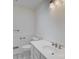 Clean bathroom with white vanity, toilet, and fixtures at 8 Sunrise Point Rd, Lake Wylie, SC 29710