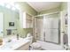 Standard bathroom with shower-tub combo and standard fixtures at 105 Carmel Hills Dr, Gastonia, NC 28056