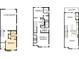 Detailed floor plan showcasing layout of the first and second stories and the balcony at 1108 Bismuth Ln, Charlotte, NC 28211