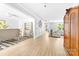 Bright, open floor plan showcases beautiful hardwood floors and stylish decor at 120 Labans Ln, Lincolnton, NC 28092
