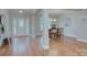 Bright entryway and dining area featuring gleaming hardwood floors and plenty of natural light at 1327 Springlake Rd, York, SC 29745
