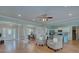 Spacious open-concept living room features ample seating and seamless flow into the dining room at 1327 Springlake Rd, York, SC 29745