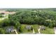 Expansive property with lush greenery, mature trees, and neighboring homes in a serene setting at 1533 Ohara Plantation Ct, Dallas, NC 28034