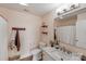 Cozy bathroom with a stylish vanity, ample storage, and modern fixtures, creating a functional space at 1533 Ohara Plantation Ct, Dallas, NC 28034