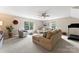 Spacious bonus room featuring plush carpeting, ample seating, and bright windows at 1533 Ohara Plantation Ct, Dallas, NC 28034