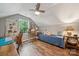 Sunlit studio with hardwood floors, and outdoor scenery at 2507 Connemara Dr, Matthews, NC 28105