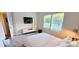 Bright bedroom featuring carpet, tv and neutral walls and carpet at 320 Lawrence Gray Rd, Charlotte, NC 28262