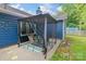 Charming back patio with a gazebo, outdoor seating, and well-manicured landscaping, perfect for relaxation at 4810 Shea Ct, Monroe, NC 28110
