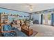 Large room featuring shelving, french doors, and a view of the exterior at 4810 Shea Ct, Monroe, NC 28110