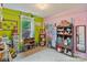 Bright room with ample storage, a window, and a mix of vibrant colors at 4810 Shea Ct, Monroe, NC 28110