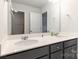 Bathroom features a double sink vanity with modern faucets, and a large mirror at 5043 Baileys Run Dr, Rock Hill, SC 29732