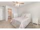 Cozy bedroom with a bed, a dresser, and access to a walk-in closet at 5043 Baileys Run Dr, Rock Hill, SC 29732