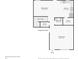 Floor plan of the first floor of the home with dimensions of rooms and layout at 507 Newsome Rd, Salisbury, NC 28146