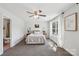 Comfortable main bedroom with a neutral color scheme, a ceiling fan, and lots of natural light at 507 Newsome Rd, Salisbury, NC 28146