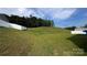 Large backyard with rolling hills, a modern fence and plenty of green space for recreation at 640 Yellow Birch Dr, Locust, NC 28097
