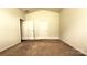 Spacious bedroom with neutral walls and carpeting, and white trim at 640 Yellow Birch Dr, Locust, NC 28097