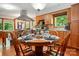 Kitchen and dining nook showcasing wood cabinets, stainless steel appliances, and a kitchen island at 7204 E 218 Hwy, Marshville, NC 28103