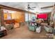 A spacious basement area with a jacuzzi and retro-style decor at 749 N Miller Ave, Statesville, NC 28677