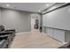 Spacious game room with projector screen, comfortable seating, and views of the room entrance at 840 Pecan Tree Ln, Fort Mill, SC 29715