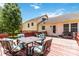 Spacious backyard deck provides an ideal spot for outdoor dining and relaxation at 1104 Colony Ct, Gastonia, NC 28056