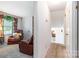 Comfortable living room with armchairs and access to stairway at 1104 Colony Ct, Gastonia, NC 28056