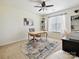 Bedroom with a desk, rug, and shelving at 1109 Woodwinds Dr, Waxhaw, NC 28173