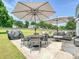 Outdoor patio with furniture at 1109 Woodwinds Dr, Waxhaw, NC 28173