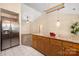 Spacious kitchen with granite countertops, wood cabinets and stainless steel refrigerator at 172 Valleybrook Dr # 8, Denver, NC 28037