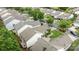 Aerial view of a neighborhood with tree-lined streets and well-maintained homes at 19157 Mallard Dr, Fort Mill, SC 29707