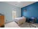 Comfortable bedroom with carpet flooring and a desk area, bathed in natural light at 19157 Mallard Dr, Fort Mill, SC 29707