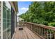 Wooden deck area, perfect for outdoor entertaining, with sliding glass doors to the interior at 19157 Mallard Dr, Fort Mill, SC 29707