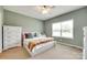Bright bedroom with neutral walls, a comfortable bed, and a serene atmosphere at 2268 Westbrook Rd, Edgemoor, SC 29712