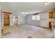 Open-concept kitchen and dining area with tile floors and natural light at 286 Southside Rd, Rock Hill, SC 29730