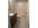 Cozy bathroom with a vanity and shower and tub combination at 4006 Hillview Dr, Shelby, NC 28152