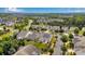 Overhead aerial of a well-planned neighborhood with verdant lawns, and mature trees at 417 Brier Knob Dr, Fort Mill, SC 29715