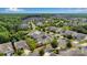 Beautiful aerial view of the neighborhood showcasing lush greenery, well-maintained homes and verdant trees at 417 Brier Knob Dr, Fort Mill, SC 29715
