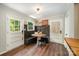 Charming breakfast nook with a round table, built-in seating, and natural light at 418 Melody Ln, Shelby, NC 28152