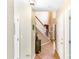 Spacious foyer with hardwood floors, a staircase, and neutral walls at 4333 Poplar Grove Dr, Charlotte, NC 28269