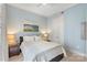 Comfortable bedroom with a large bed and soft carpeting, features light blue walls at 4620 Piedmont Row Dr # 308, Charlotte, NC 28210