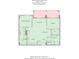 Detailed floor plan showcasing a primary bedroom, living room, kitchen, and two baths, with a total area of 1,091 sq ft at 4620 Piedmont Row Dr # 308, Charlotte, NC 28210