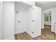 Main floor laundry room featuring tile floors, neutral paint, and great natural light at 613 N Rhyne St, Gastonia, NC 28054